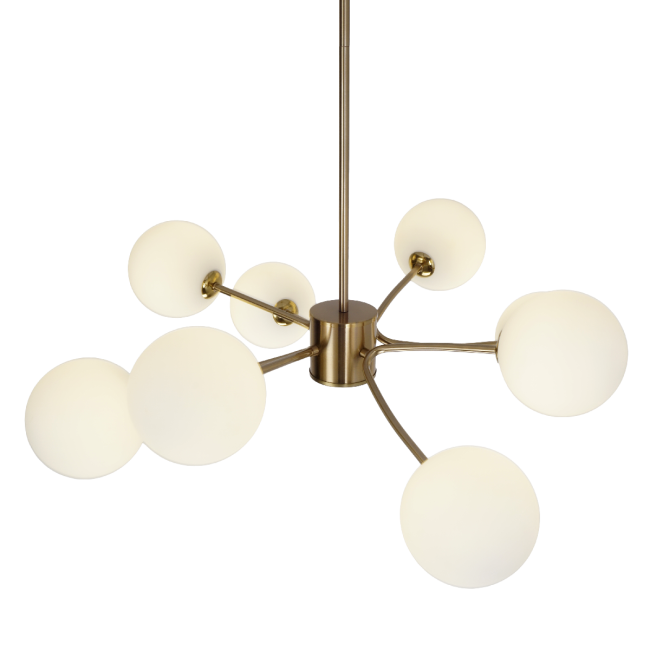 Люстра на штанге Zortes Blo ZRS.1777.08 Люстра на штанге Zortes Blo ZRS.1777.08