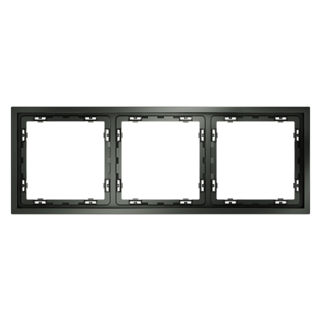 Рамка на 3 поста Voltum S70 VLS100306 (титан) Рамка на 3 поста Voltum S70 VLS100306 (титан)