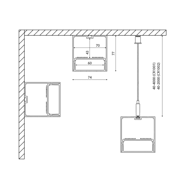 Профиль алюминиевый DesignLed LS.7477 001079 Профиль алюминиевый DesignLed LS.7477 001079