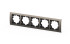 Рамка пятиместная ELBI Zena Platin 500-073000-250 Рамка пятиместная ELBI Zena Platin 500-073000-250