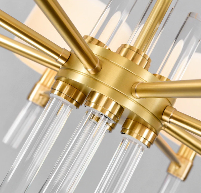 Люстра 8009P-6 gold