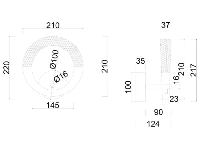 Настенный светильник Arte Lamp Montana A7777AP-1GO