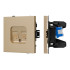 Механизм компьютерной розетки двойной SCT-TENDO-MPC2-SFPL-GD (RJ-45, CAT6) 054596 Механизм компьютерной розетки двойной SCT-TENDO-MPC2-SFPL-GD (RJ-45, CAT6) 054596