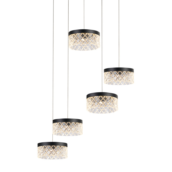 Подвесной светильник MD21020075-5A matt black Подвесной светильник MD21020075-5A matt black