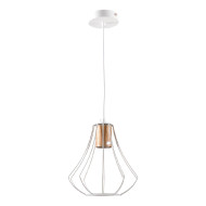 Подвесной светильник IMEX MD.9052-1-P-WH+WOOD