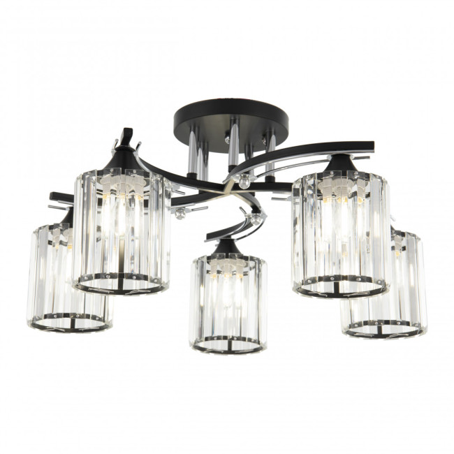 Потолочная люстра Arte Milano Amalfi 327103/5 BK+CR Потолочная люстра Arte Milano Amalfi 327103/5 BK+CR
