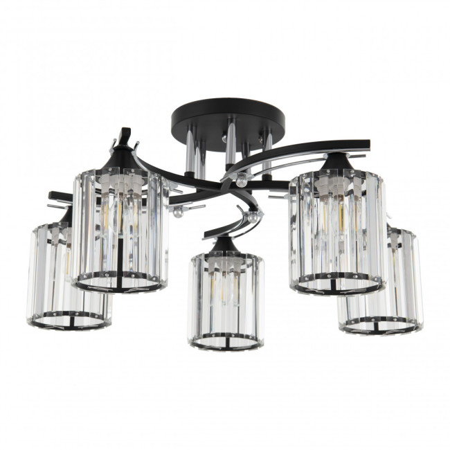 Потолочная люстра Arte Milano Amalfi 327103/5 BK+CR Потолочная люстра Arte Milano Amalfi 327103/5 BK+CR