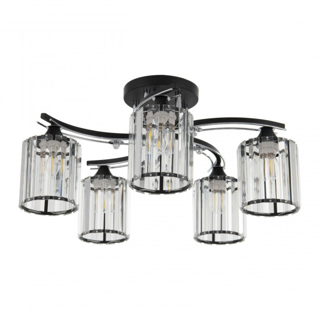 Потолочная люстра Arte Milano Amalfi 327103/5 BK+CR Потолочная люстра Arte Milano Amalfi 327103/5 BK+CR