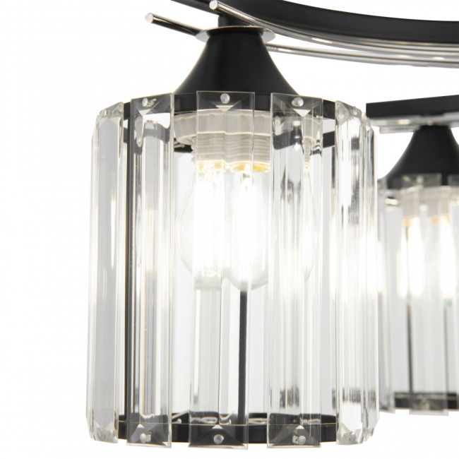 Потолочная люстра Arte Milano Amalfi 327103/5 BK+CR Потолочная люстра Arte Milano Amalfi 327103/5 BK+CR