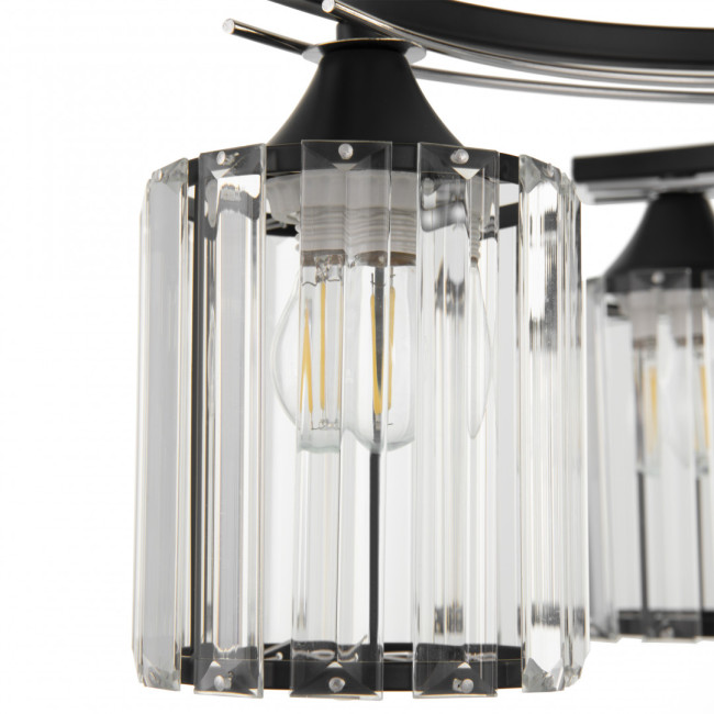 Потолочная люстра Arte Milano Amalfi 327103/5 BK+CR Потолочная люстра Arte Milano Amalfi 327103/5 BK+CR