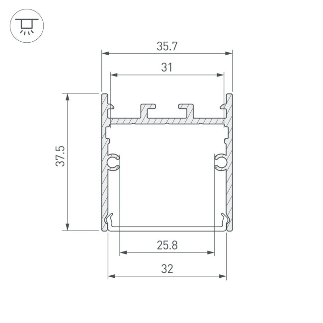 Профиль Arlight SL-LINE-3638-LW-2000 WHITE 038444(1) Профиль Arlight SL-LINE-3638-LW-2000 WHITE 038444(1)