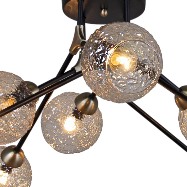 Люстра на штанге Illumico IL0264-8CSQ-79 BK AB Люстра на штанге Illumico IL0264-8CSQ-79 BK AB