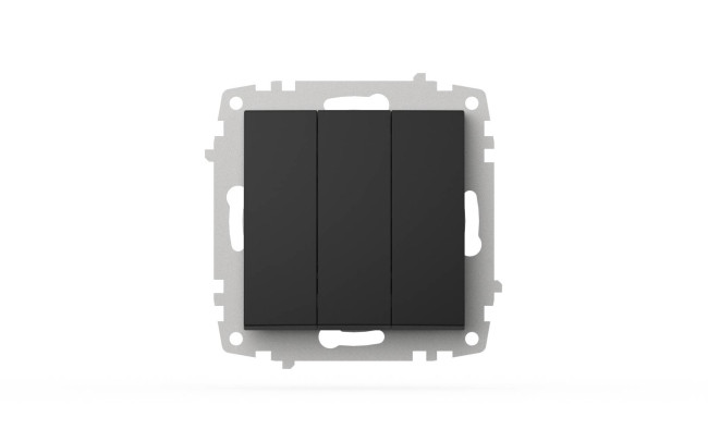 Выключатель трехклавишный ELBI Zena Vega 609-014800-254 Выключатель трехклавишный ELBI Zena Vega 609-014800-254