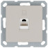 Интернет-розетка RJ45 с накладкой, цвет Тауп Jasmart G6105T