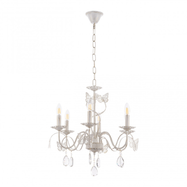 Подвесная люстра Arte Milano 346179/6 WT+SL Подвесная люстра Arte Milano 346179/6 WT+SL