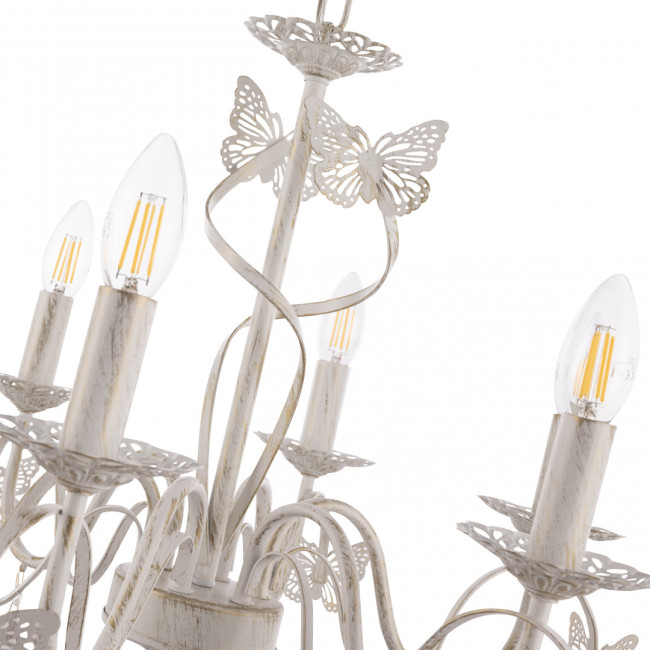 Подвесная люстра Arte Milano 346179/6 WT+SL Подвесная люстра Arte Milano 346179/6 WT+SL