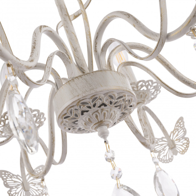 Подвесная люстра Arte Milano 346179/6 WT+SL Подвесная люстра Arte Milano 346179/6 WT+SL