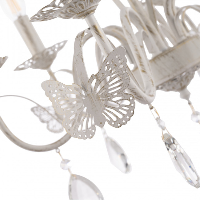 Подвесная люстра Arte Milano 346179/6 WT+SL Подвесная люстра Arte Milano 346179/6 WT+SL