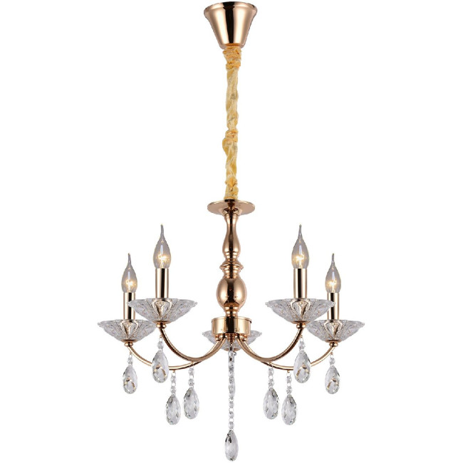 Подвесная люстра Illumico IL1242-5PPA-29 GD Подвесная люстра Illumico IL1242-5PPA-29 GD