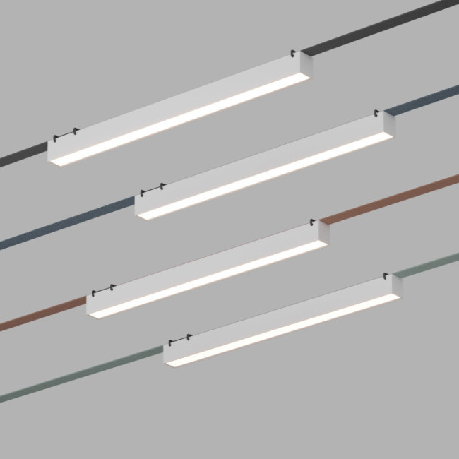 Трековый однофазный светильник Denkirs Belty linear DK5676-WH