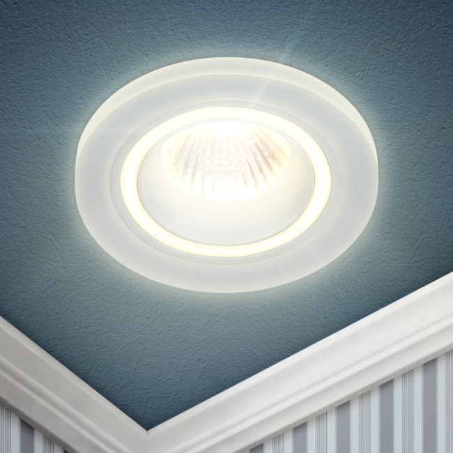 Встраиваемый светильник Эра DK90 WH Б0054358