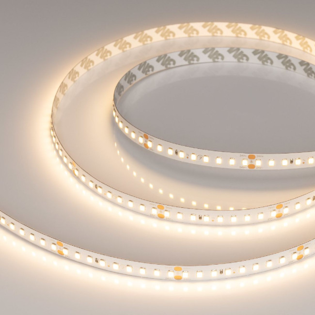 Светодиодная лента Arlight RT-A144-10mm 24V Warm3000 7.7 W/m, IP20, 2835, 5m 038782