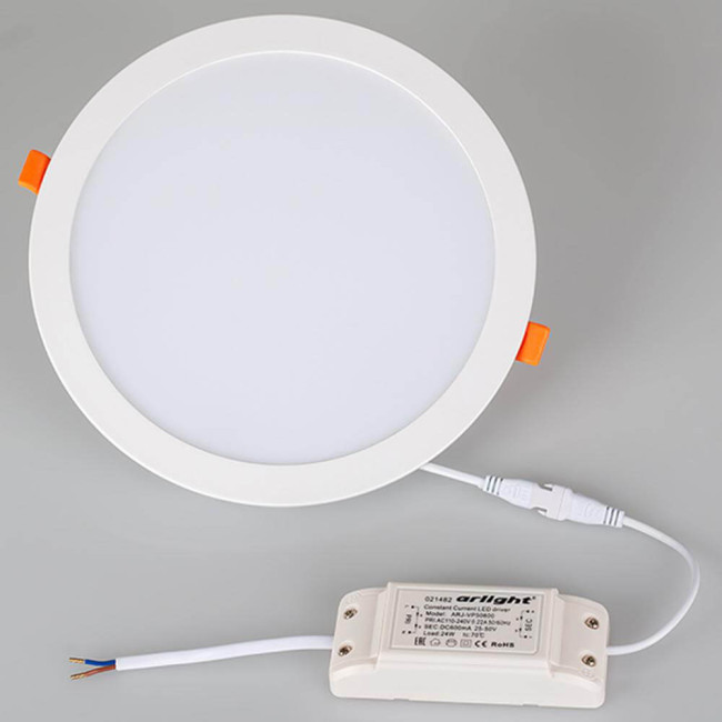 Встраиваемый светодиодный светильник Arlight DL-BL225-24W White 021442 Встраиваемый светодиодный светильник Arlight DL-BL225-24W White 021442