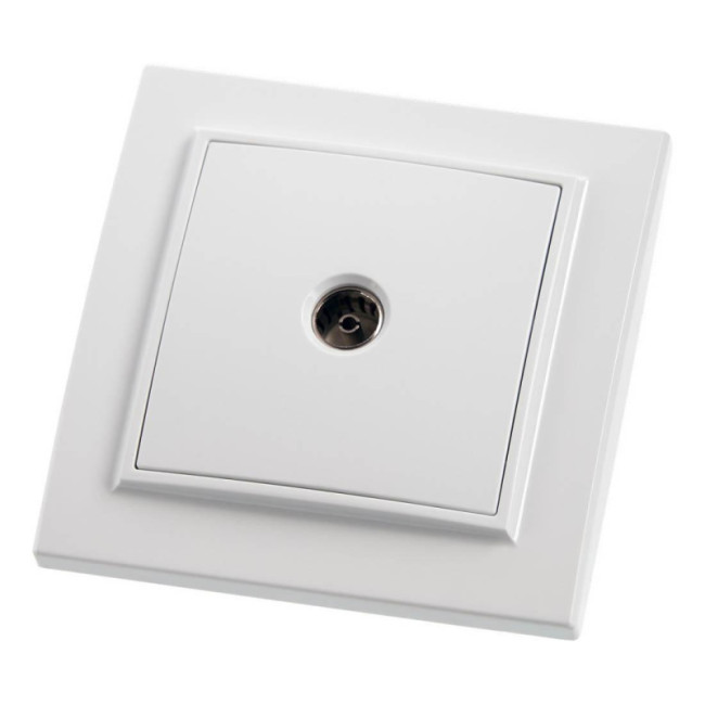 Розетка телевизионная Feron Stekker Эрна белый PST00900801 39048 Розетка телевизионная Feron Stekker Эрна белый PST00900801 39048