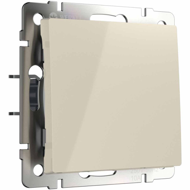Выключатель Werkel одноклавишный слоновая кость W1112003 4690389155567 Выключатель Werkel одноклавишный слоновая кость W1112003 4690389155567
