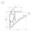 Профиль Arlight SHELF-600-2000 ANOD (Алюминий) 060498