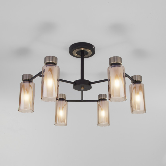 Потолочная люстра Eurosvet Amado 70115/6 черный Потолочная люстра Eurosvet Amado 70115/6 черный