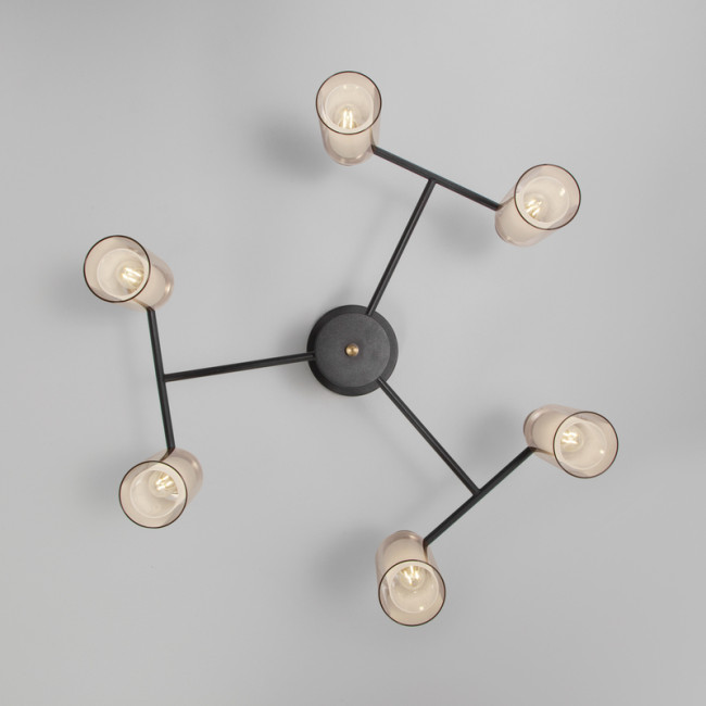 Потолочная люстра Eurosvet Amado 70115/6 черный Потолочная люстра Eurosvet Amado 70115/6 черный