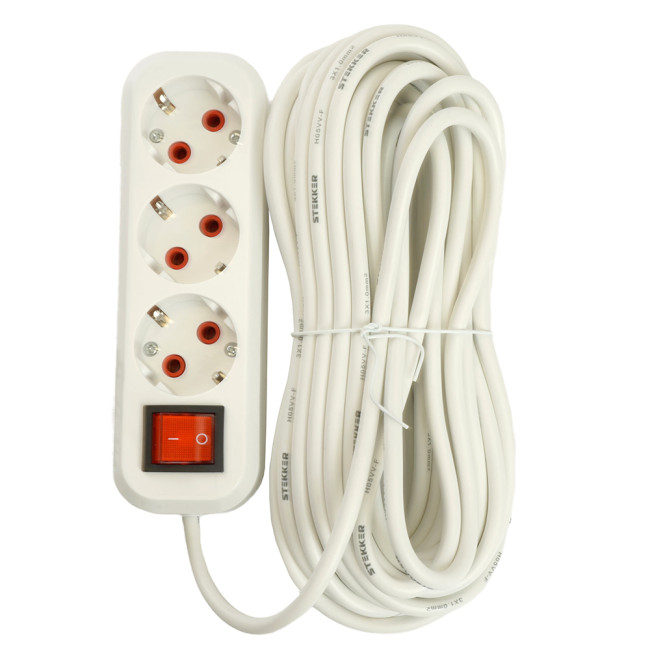 Удлинитель трехместный Stekker Home 49357 Удлинитель трехместный Stekker Home 49357