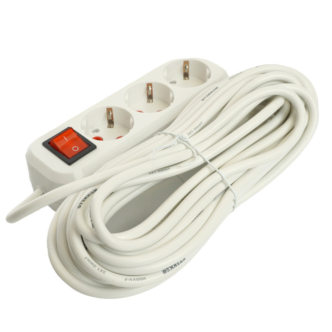 Удлинитель трехместный Stekker Home 49357 Удлинитель трехместный Stekker Home 49357