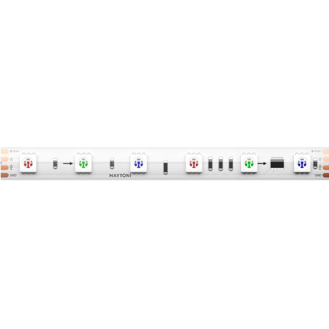 Светодиодная лента Maytoni Led Strip 24В 5050 14,4Вт/м RGB 5м IP67 201248 Светодиодная лента Maytoni Led Strip 24В 5050 14,4Вт/м RGB 5м IP67 201248