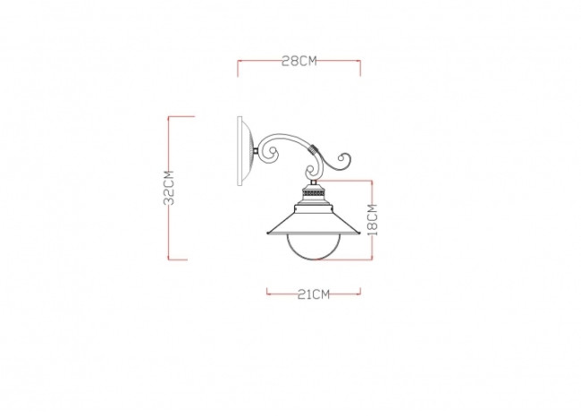 Бра Arte Lamp 7 A4577AP-1WG Бра Arte Lamp 7 A4577AP-1WG