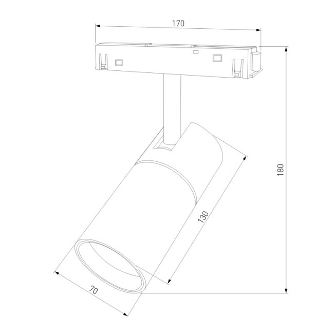 Трековый светильник Elektrostandard Slim Magnetic 4690389178894 Трековый светильник Elektrostandard Slim Magnetic 4690389178894