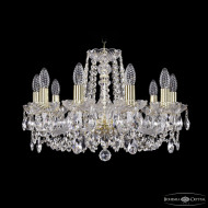 Подвесная люстра Bohemia Ivele Crystal 1402/10/195 G Подвесная люстра Bohemia Ivele Crystal 1402/10/195 G