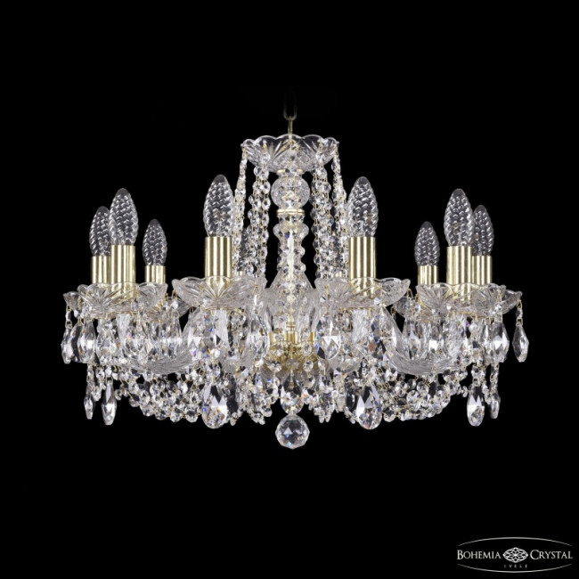 Подвесная люстра Bohemia Ivele Crystal 1402/10/195 G Подвесная люстра Bohemia Ivele Crystal 1402/10/195 G