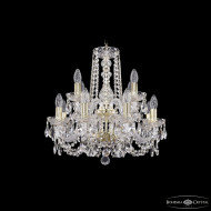 Подвесная люстра Bohemia Ivele Crystal 1402/8+4/160/2d G