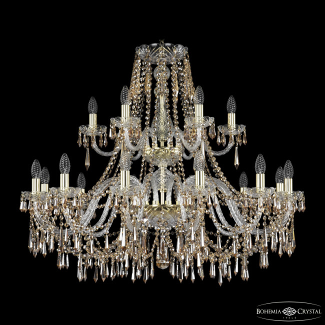 Подвесная люстра Bohemia Ivele Crystal 1403/12+6/360/2d G R721 Подвесная люстра Bohemia Ivele Crystal 1403/12+6/360/2d G R721