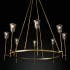 Люстра Torche De Verre 8 gold