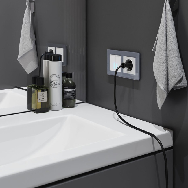 Сенсорный выключатель двухклавишный с подсветкой Werkel 4690389179556 W4520001 Сенсорный выключатель двухклавишный с подсветкой Werkel 4690389179556 W4520001