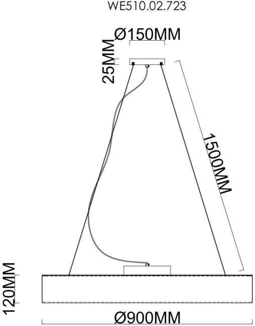 Подвесной светильник Wertmark Edera WE510.02.723 Подвесной светильник Wertmark Edera WE510.02.723