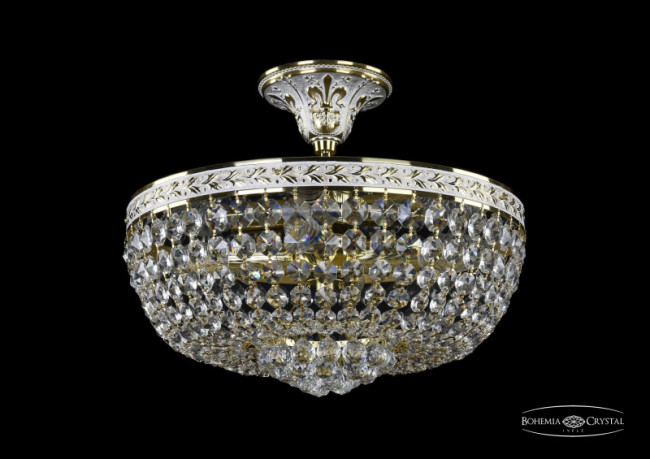 Люстра на штанге Bohemia Ivele Crystal 19281/35IV GW Люстра на штанге Bohemia Ivele Crystal 19281/35IV GW