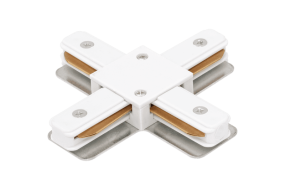 X-коннектор для однофазного трека DesignLed CN2-WH-X 003726 X-коннектор для однофазного трека DesignLed CN2-WH-X 003726