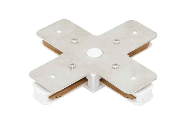 X-коннектор для однофазного трека DesignLed CN2-WH-X 003726 X-коннектор для однофазного трека DesignLed CN2-WH-X 003726