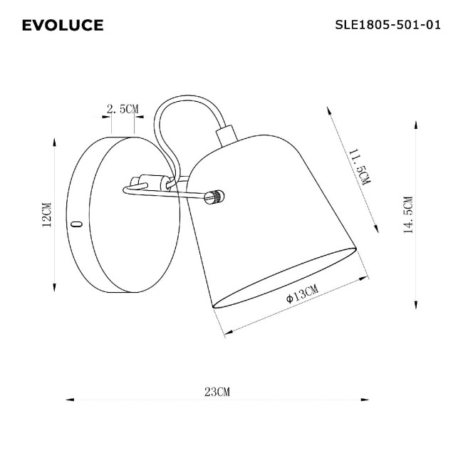Бра Evoluce Blank SLE1805-501-01 Бра Evoluce Blank SLE1805-501-01