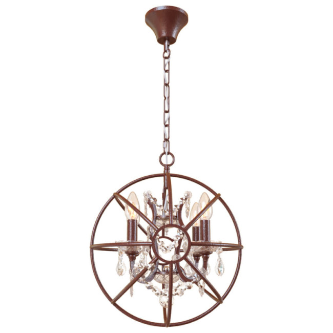 Подвесная люстра LOFT IT Foucaults orb crystal Loft1897/4 Подвесная люстра LOFT IT Foucaults orb crystal Loft1897/4