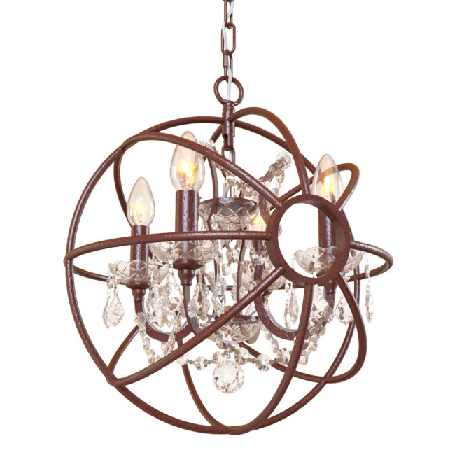 Подвесная люстра LOFT IT Foucaults orb crystal Loft1897/4 Подвесная люстра LOFT IT Foucaults orb crystal Loft1897/4